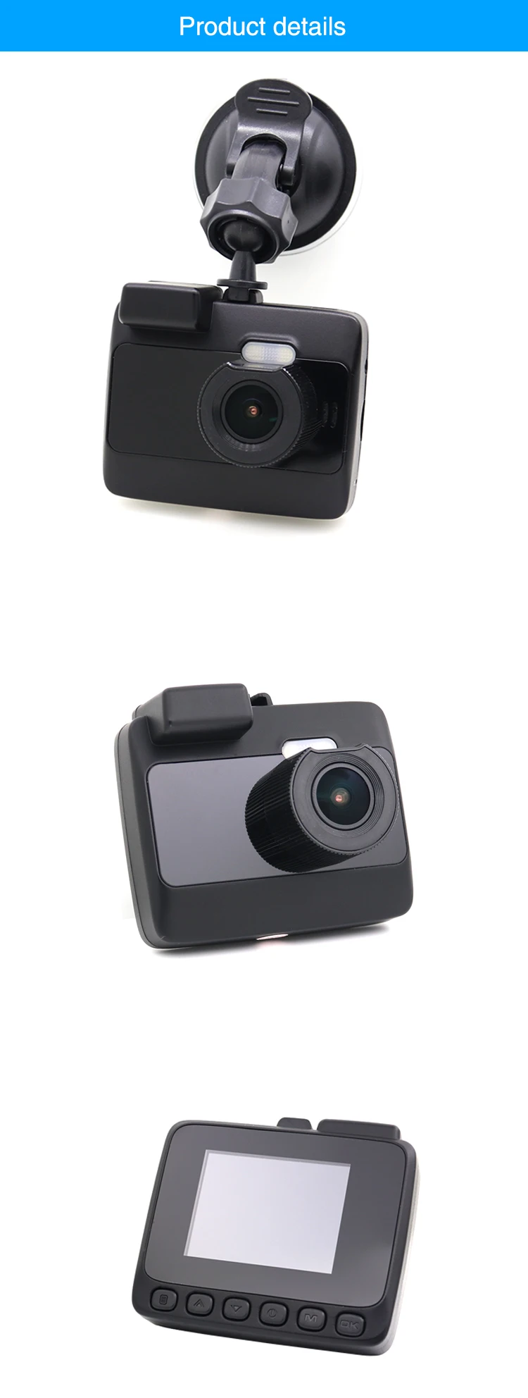 Автомобильная dvr камера Ainina 4K Novatek96660 Автомобильная камера с gps и тыловой камерой 1080 P, ips 2,0 Супер камера ночного видения