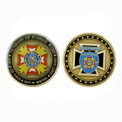 

Larger order and lower price paint lacquer double-sided coins