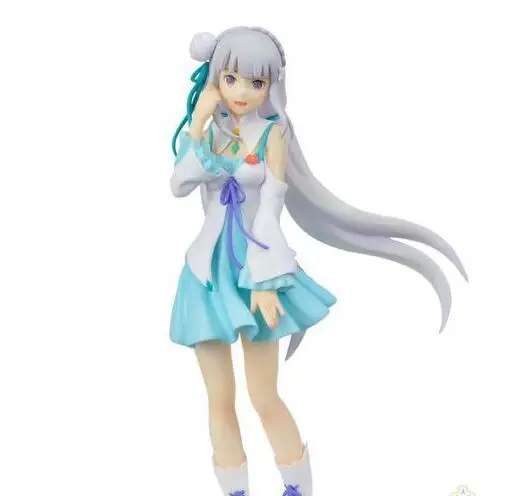 Экшн фигурка из аниме Re:Zero kara Hajimeru Isekai Seikatsu Emilia новые Коллекционные фигурки ПВХ