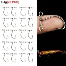 20 шт./лот, 2,6 см, 0,4 г, Высокоуглеродистая Сталь, рыболовные крючки, Высокоуглеродистая сталь, острые мягкие приманки, крючки