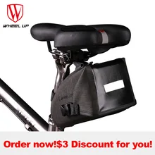 WHEEL UP Reflective Waterproof Tube MTB Mountain Road Bicycle Bag Cycling Saddle Frame Bag Seat Bag For Bike Cycling Accessories
