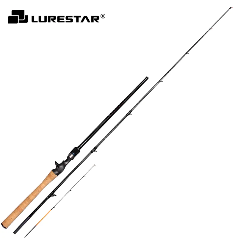 Brand New Lurestar High quality 2.0M CastingSpinning Rod Bass Fishing Rod MH action Solid tip