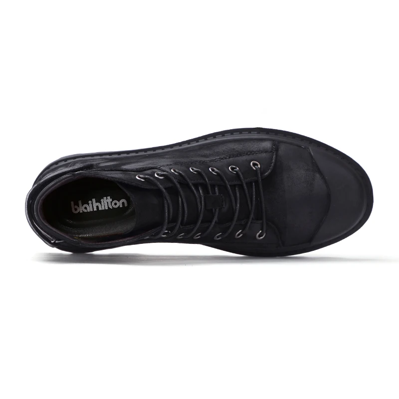Homens Botas Moto Camurça Carneiro Mens 2018 Pele Masculinos Dos Verão De Tênis Sapatos Casuais Blaibilton Couro Preto Genuíno Tornozelo wqzvfTTx
