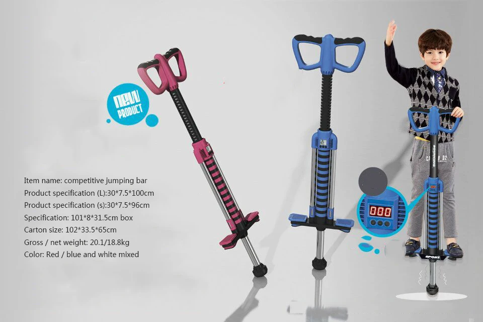 82701 модный детский батончик из нержавеющей стали Pogo Stick многофункциональное оборудование для фитнеса для подростков