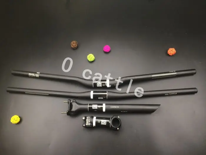 

2017 FLATT hot selling carbon bicycle handlebar set MTB bicycle handlebar + seatpost bike parts