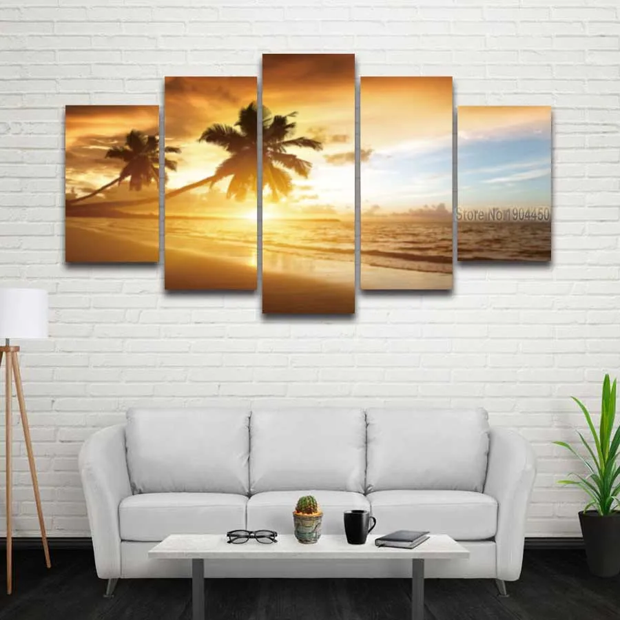 Download Stampato Palm Tree Sunset Seascape Immagine Mare Spiaggia Tela For iPhone Get Wallpaper Stampato Palm Tree Sunset Seascape Immagine Mare Spiaggia Tela For iPhone Free