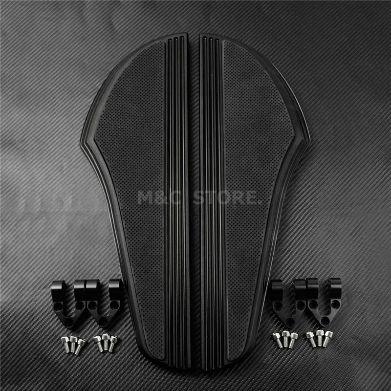 Подножки переднего водителя для Harley Touring Road King Tri Street Glide FLHR FLHX 2000 2019 Softail Heritage Fat