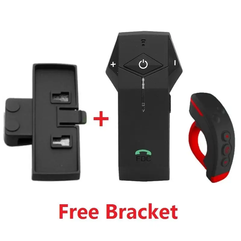 

COLO-RC 1KM NFC Wireless Bluetooth Motorbike Intercom+ L3 Remote Control+Bracket