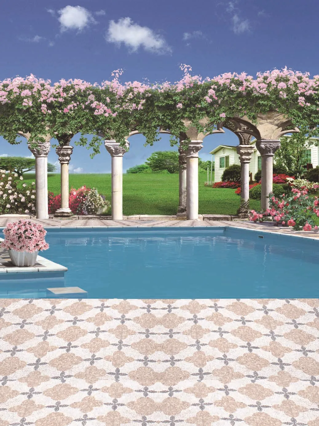 Life Magic Box Studio Background Swimming Pool Fundo Fotografico