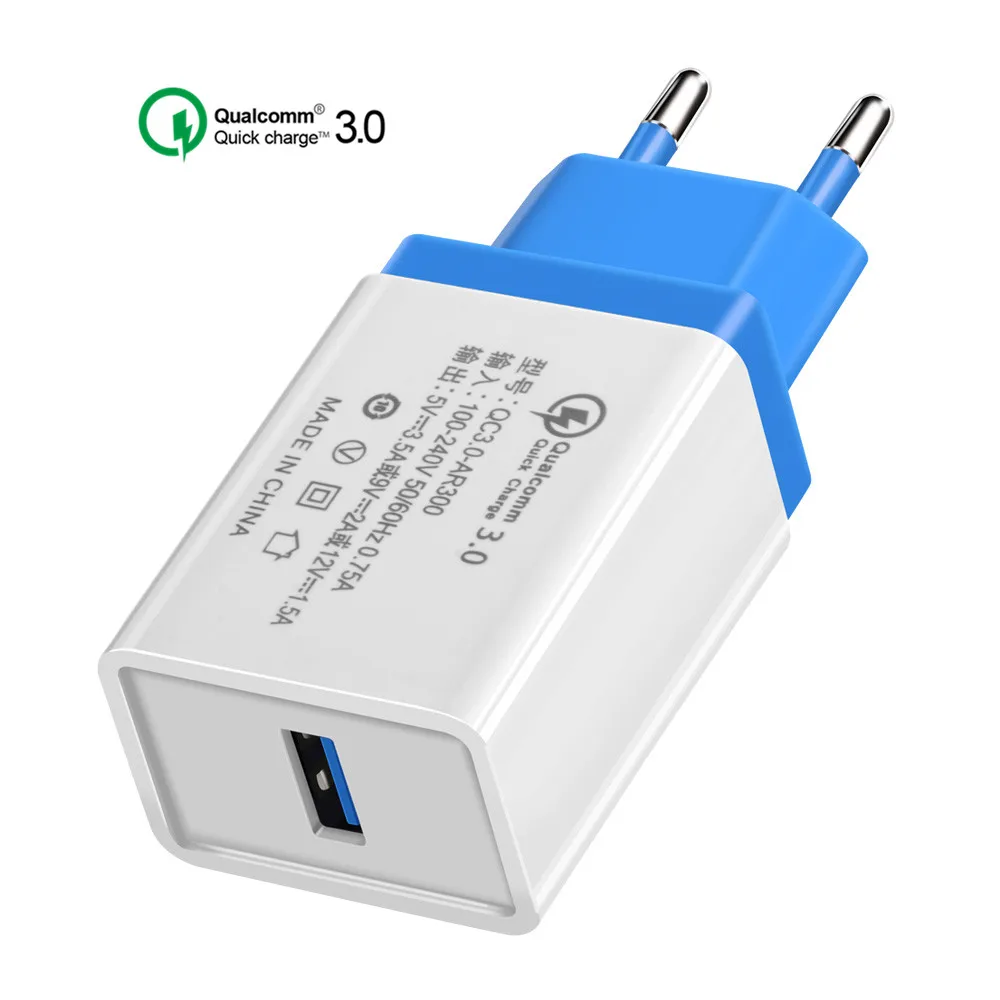 USB Charger Quick Charge 3.0 QC 2.0 Mobile Phone Charger for iPhone Fast Charger Power Adapter Charging for Smart Phone/Tablet