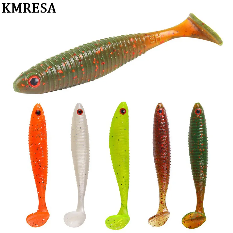 

Soft Bait 10 pieces / Batch 8.5CM/3.8G Jig Schwimmen Shad Minnow Worm Swimbaits Fixture Head Soft Decoy Flying Fishing Bait