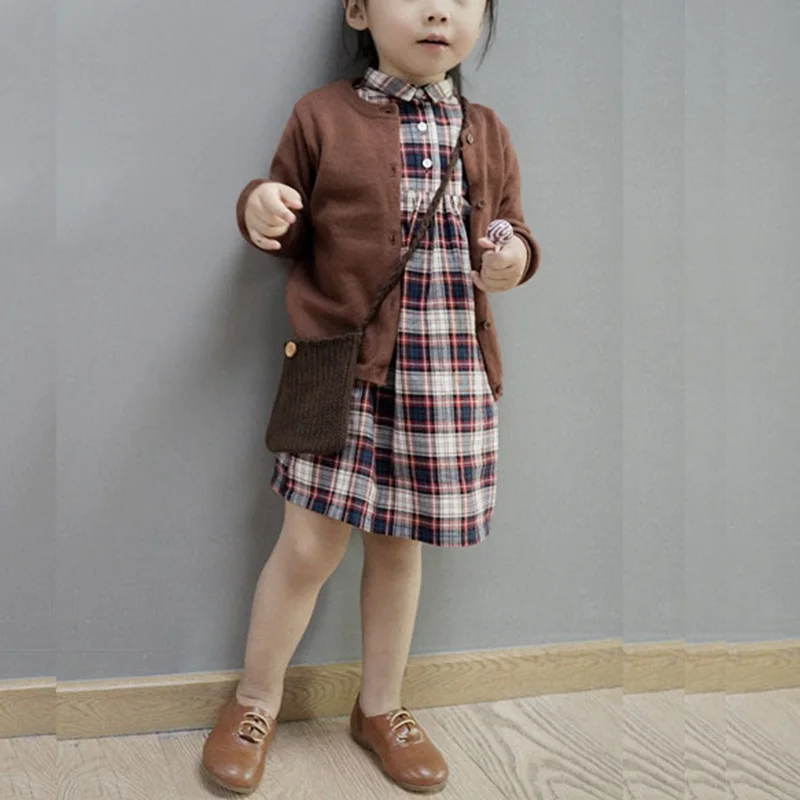 Autumn Winter Cotton Sweater Top Baby Children Clothing Boys Girls Knitted Cardigan Sweater Kids Spring Wear New