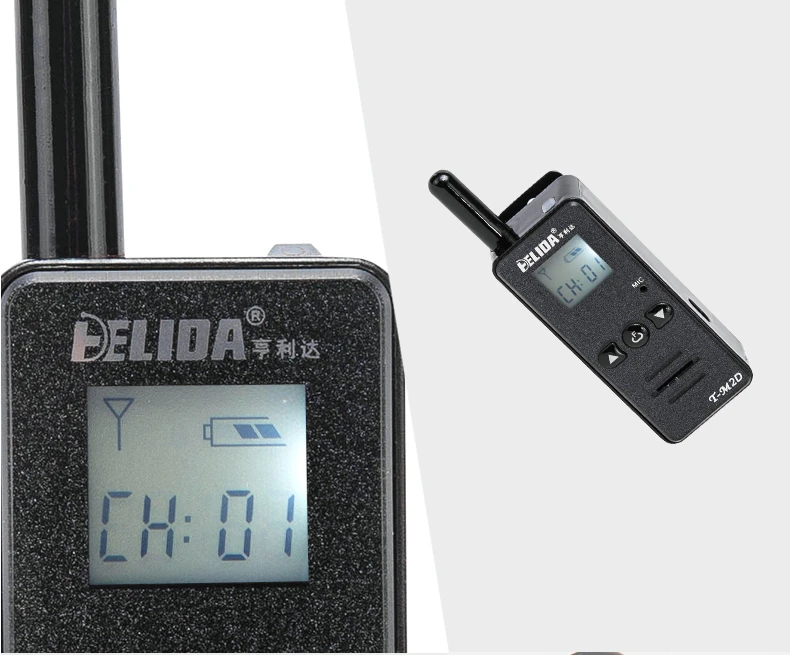 Удобно рации Малый профессиональный ручной с подкладкой fm радио 128 канала 400-520 мГц 1 км Диапазон Мини walkie talkie