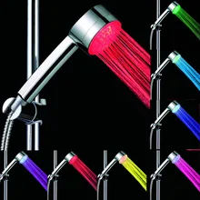 CY8008-A12 многоцветный s ручной душ с питанием от воды светодиодный насадка для душа, автоматическое управление 7 цветов светодиодный ручной душ