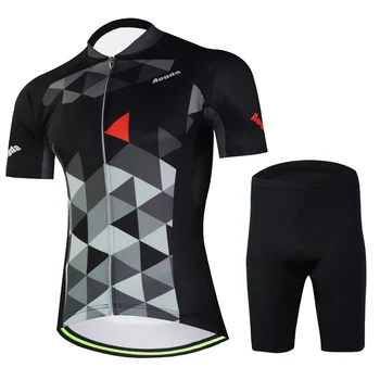 

Aogda Men Cycling Clothing Cycling Jersey Set Summer Breathable Bike Suit Ropa Ciclismo Quick Dry Bicycle Clothes