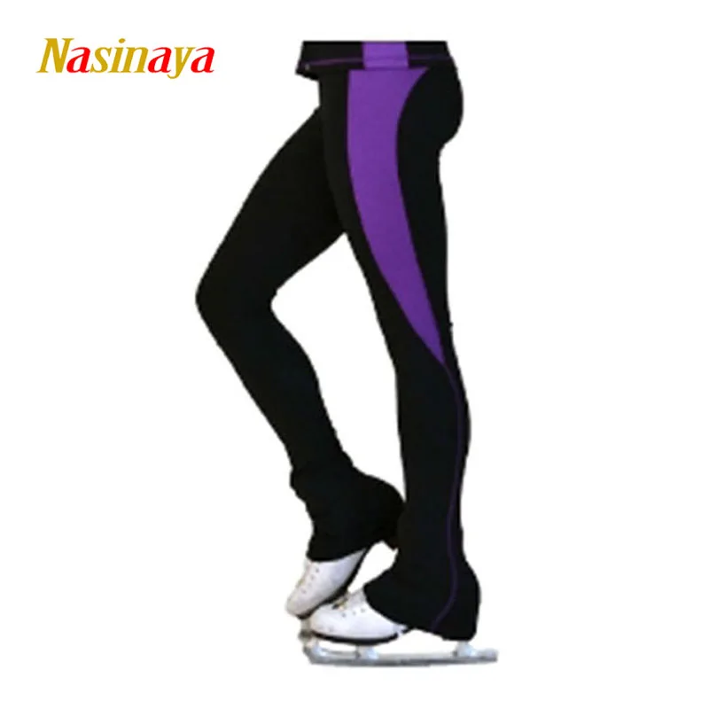 Figure Skating Pants Long Trousers for Girl Women Training Competition Ice Skating Warm pants
