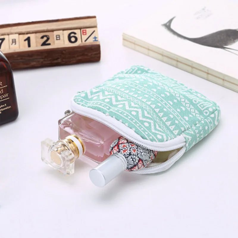 Women Travel Small Portable Cosmetic Bag Cute Small Makeup Purse Case Beauty Wash Organizer Storage Make Up Toiletry Bath Box