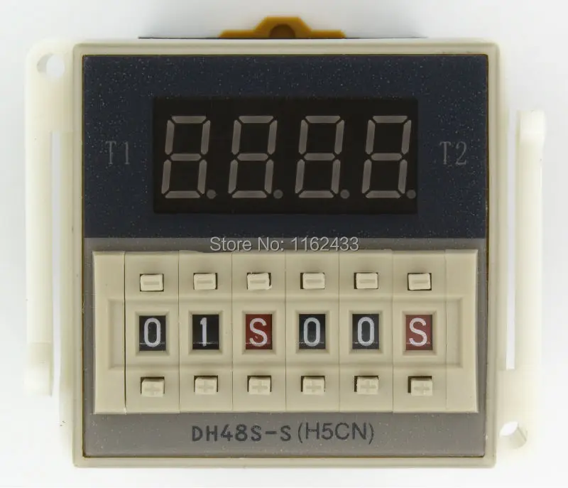 

DH48S-S-2Z AC/DC 24V repeat cycle DPDT time relay with socket 24VAC/24VDC delay timer with base