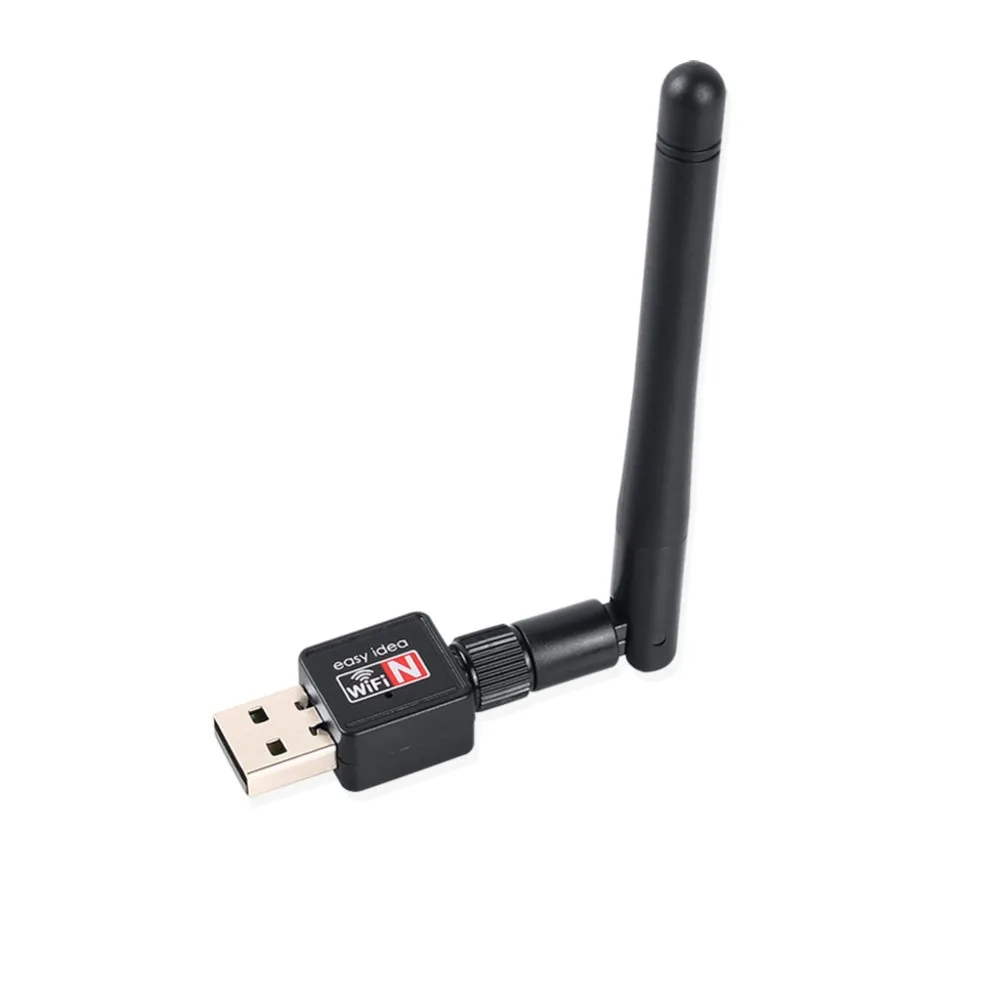 Беспроводной USB Wifi адаптер Lan Ethernet 150 Мбит/с 2дб антенна usb wifi донгл Сетевая Карта