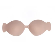 Невидимые нагрудные наклейки дамские рыбки тип пряжки без бретелей Собранный силиконовый бюстгальтер