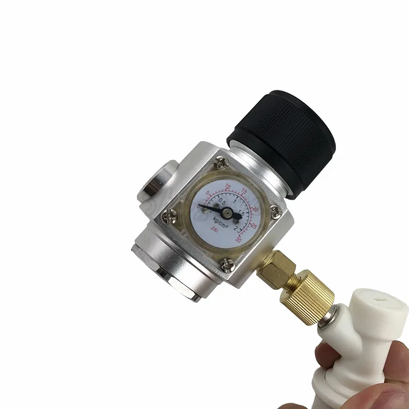 CO2 Mini Gas Regulator with Corny Keg Gas Ball Lock Disconnect for Beer Tap Homebrew GAS Regulator (4)