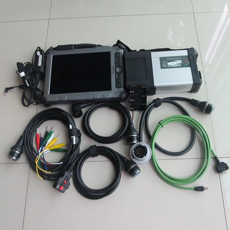mb star c5 with laptop ix104 
