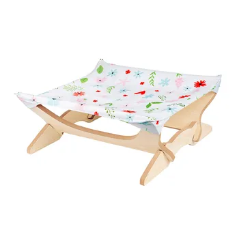 

Cat Bed Square Mat Four-pointed Cat Hammock Wooden Removable And Cats Climbing Frame Cama Gato 19May20 P35