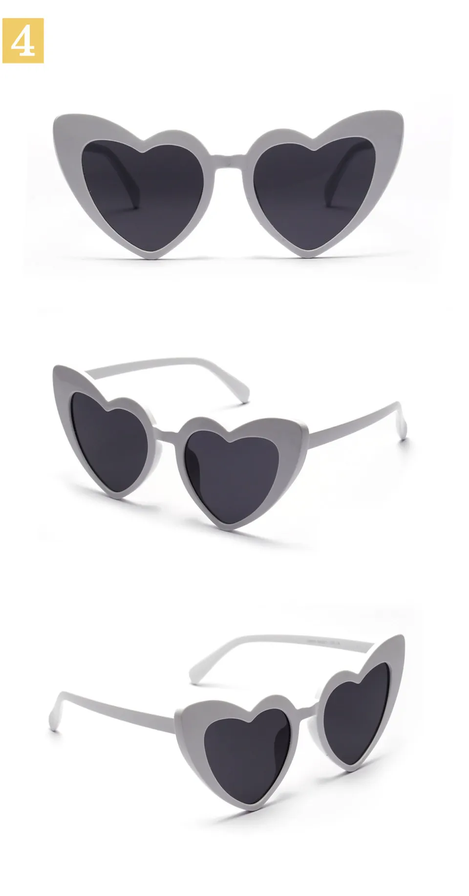 XojoX Модные солнцезащитные очки в форме сердца, женские винтажные очки кошачий глаз, красивые вечерние очки, распродажа