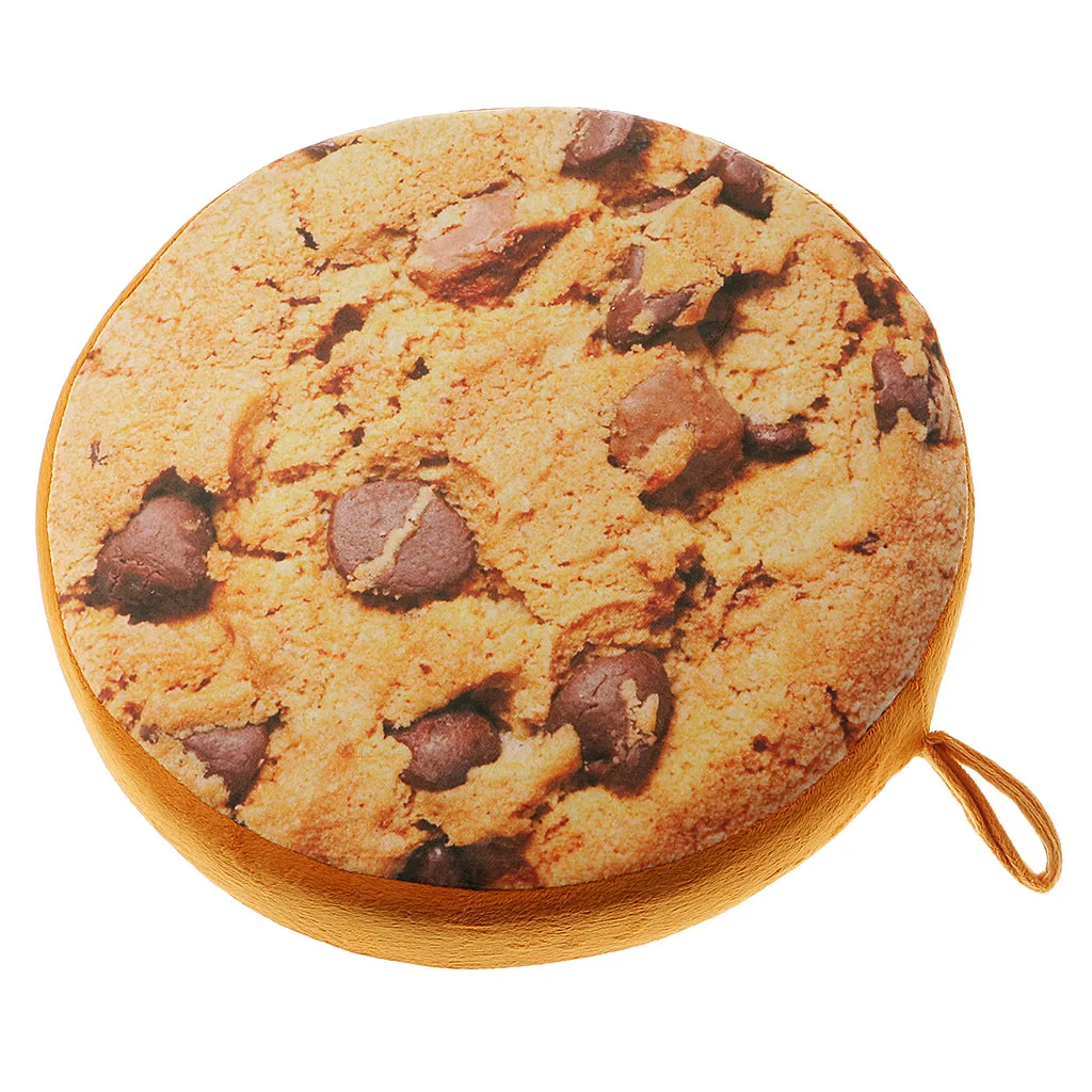 38cm Simulation Cookies Shaped Pillow Plush Toy Cushion Bolster Office Nap Supplies