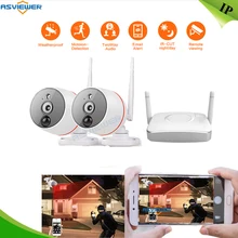 IP разъем& Play Беспроводной ПИР Камера Наборы в 1080 P 2.0MP HD разрешение sd-карта поддержка CCTV системы безопасности и видеонаблюдения мини-комплект