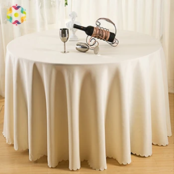

FANCAI Rectangle Round Tablecloth Solid Color Dining Wedding Conference Hotel Office Kitchen Table Cover