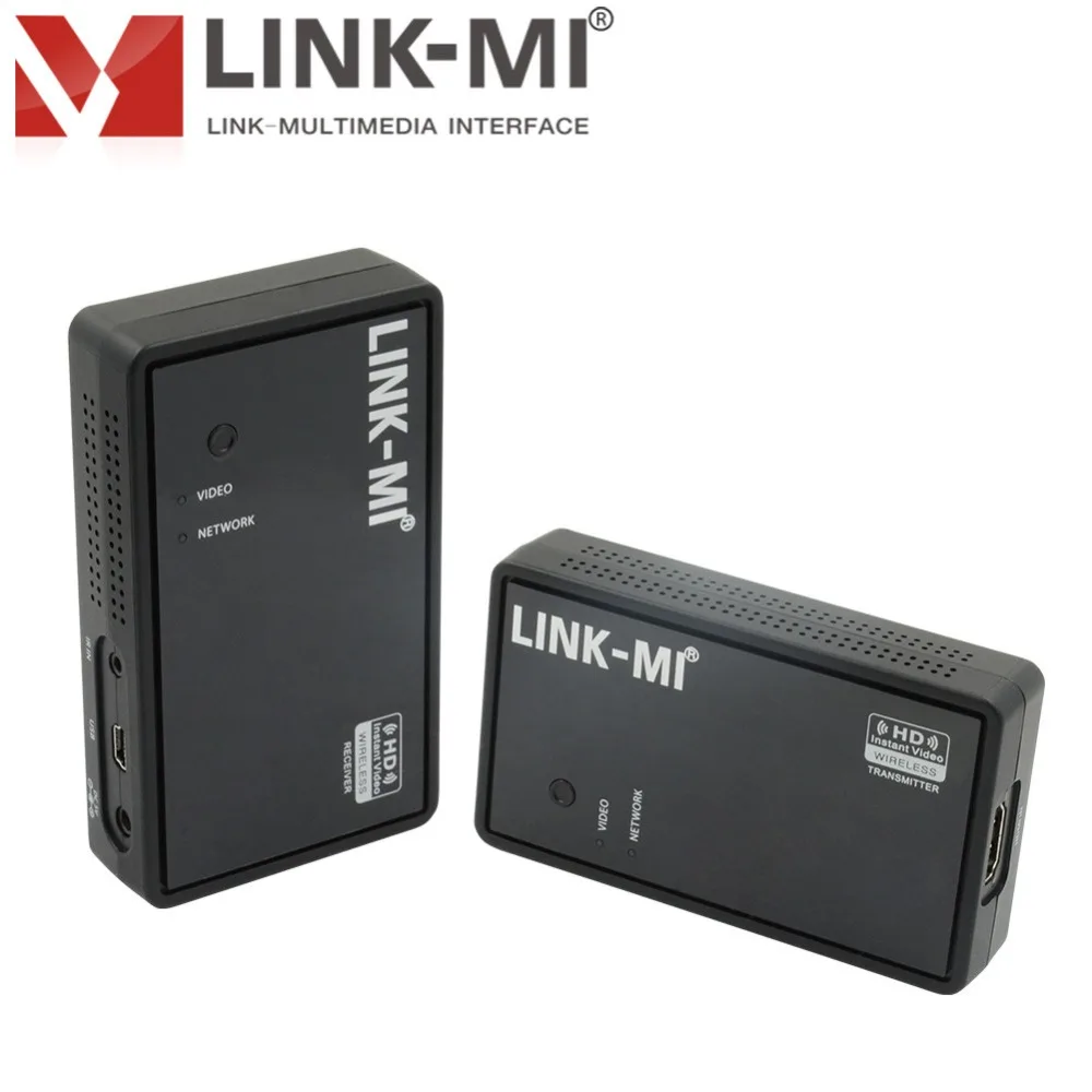 LINK-MI LM-WHD05 50 м Plug and Play 5 ГГц беспроводной HDMI аудио видео передатчик и приемник с низкой задержкой