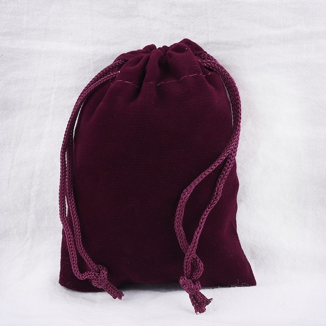 5x7cm/7x9cm/9x12cm/10x15cm Multicolor Drawstring Velvet Pouches Gift Packing Pouches & Wedding Jewelry Pouches