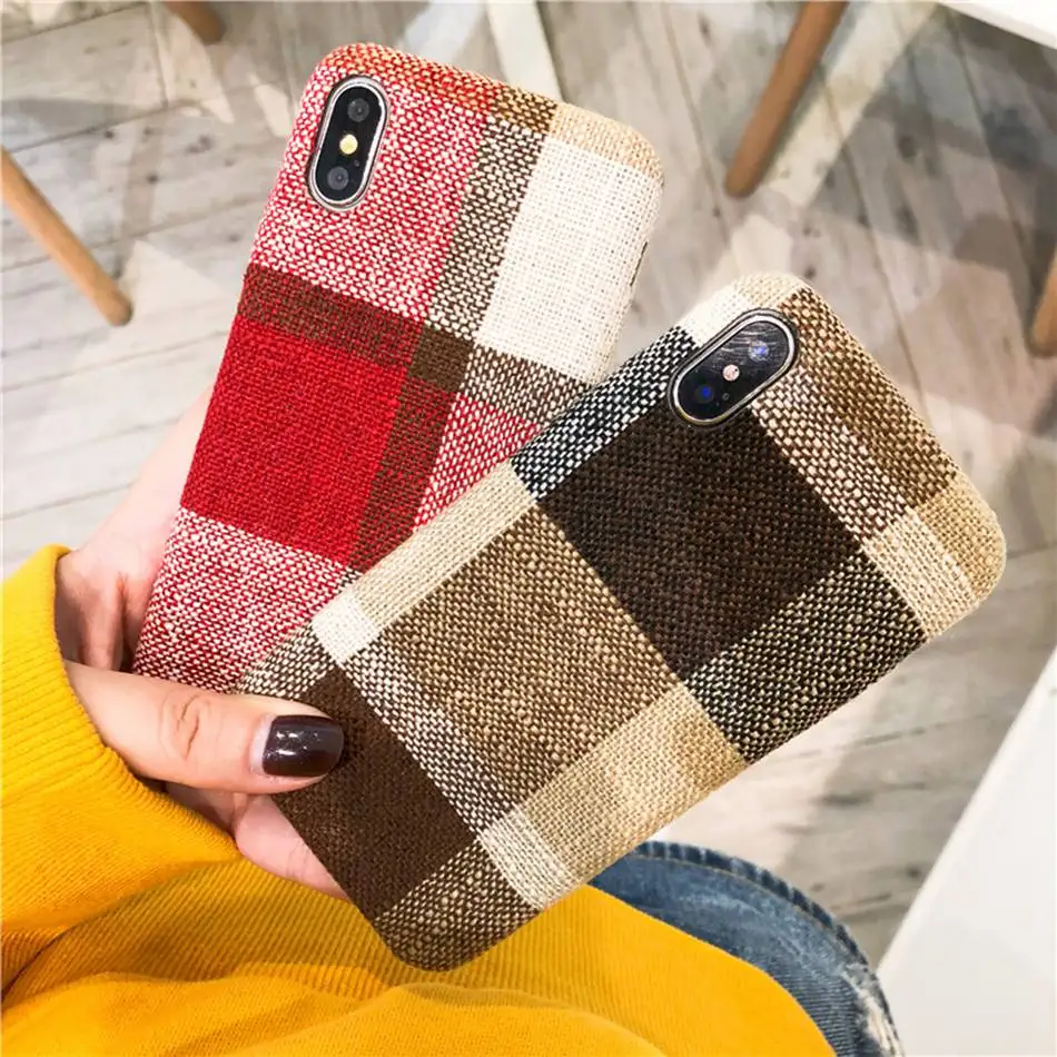 Для OPPO R17 Pro R9 R9S R11 R11S Plus ретро ткань сетка чехол для R15 Винтаж решетки ткани мягкая