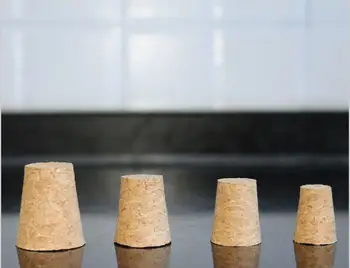 

Test Tube Cork Stopper Fit Outside Diameter 15mm Test Tube Food Grade ,Interteck Test Approved-Pack 50