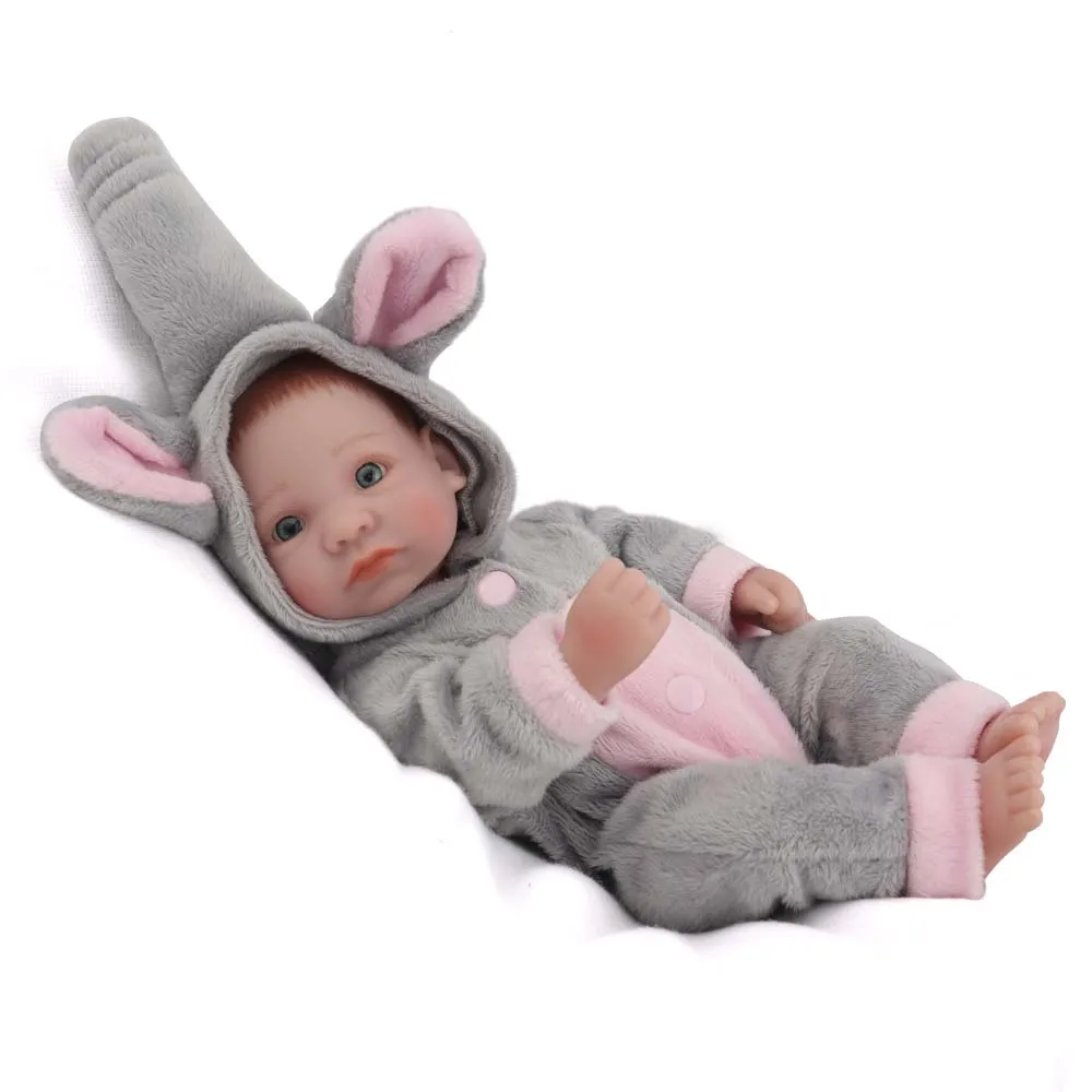 

NPK DOLL Reborn Baby Doll Mini 10 Inch Lifelike Newborn Babies Green Eyes Handmade Collection Birthday Gift Girl Toys NPKDOLL