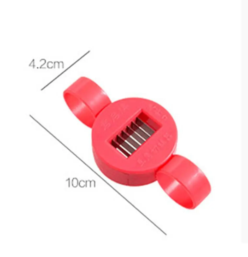Multi-Function Kitchen Bean Cutter, Household Green Beans, Stainless Steel Slicer, Bean Grater