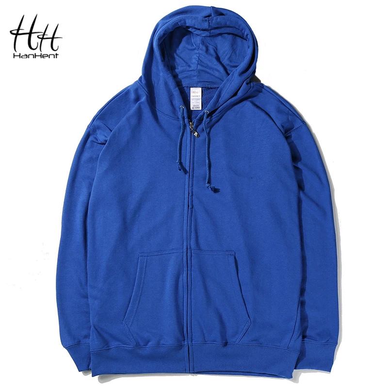 

HanHent 2018 Autumn Winter Fashion New Zipper Thin Hooded Male Hip Hop Long Sleeve Hoodies Clothing Men Sweatshirt Streetwear