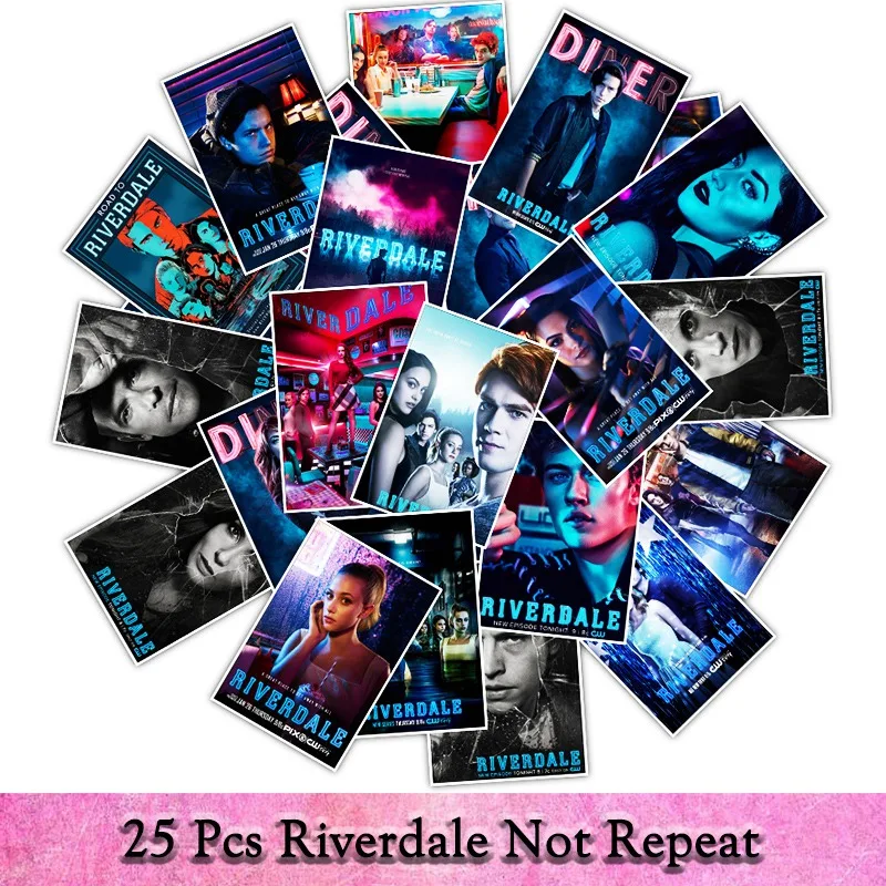 

25pcs/pack waterproof TV Series Riverdale Graffiti Sticker For Children Toys The Luggage Stickers For Laptop stickers