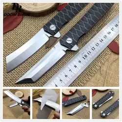 Ножи 58-60HRC Карманный складной Ножи D2 лезвие выживания кемпинг охоты тактическая Ножи s шариковых подшипников Флиппер шайба ножей