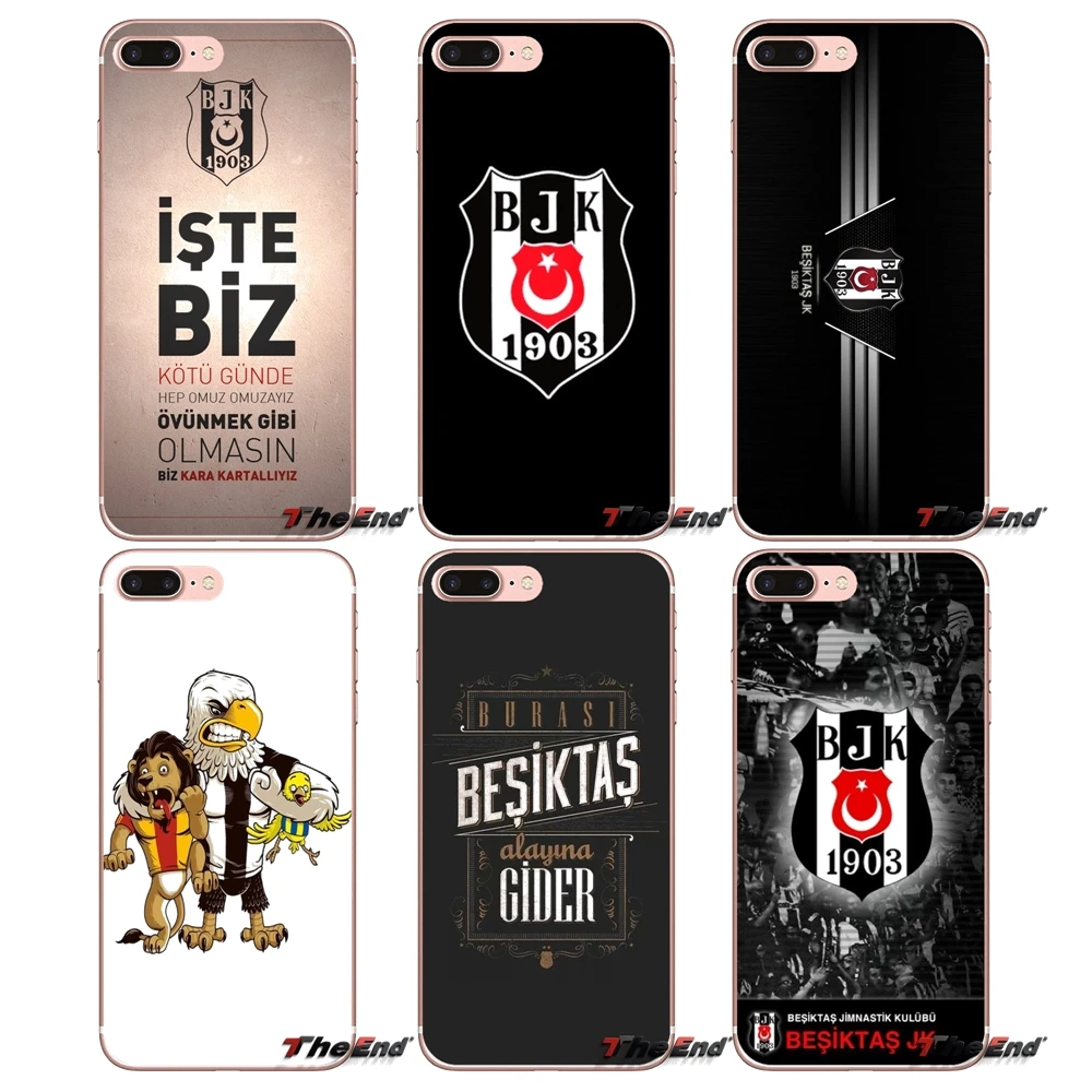 

football team besiktas jk besiktas feda For Apple iPhone X 4 4S 5 5S SE 5C 6 6S 7 8 Plus 6sPlus 6Plus 7plus 8plus TPU Skin Cover