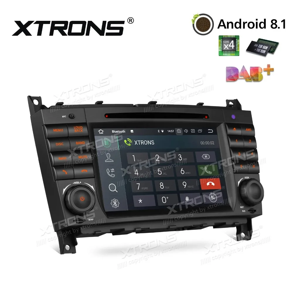 Best 2 Din 7" Android 8.1 Car DVD Player Multimedia Radio GPS RDS for Mercedes Benz W209 W203 C180 C200 C220 C230 C240 C250 C270 W463 2