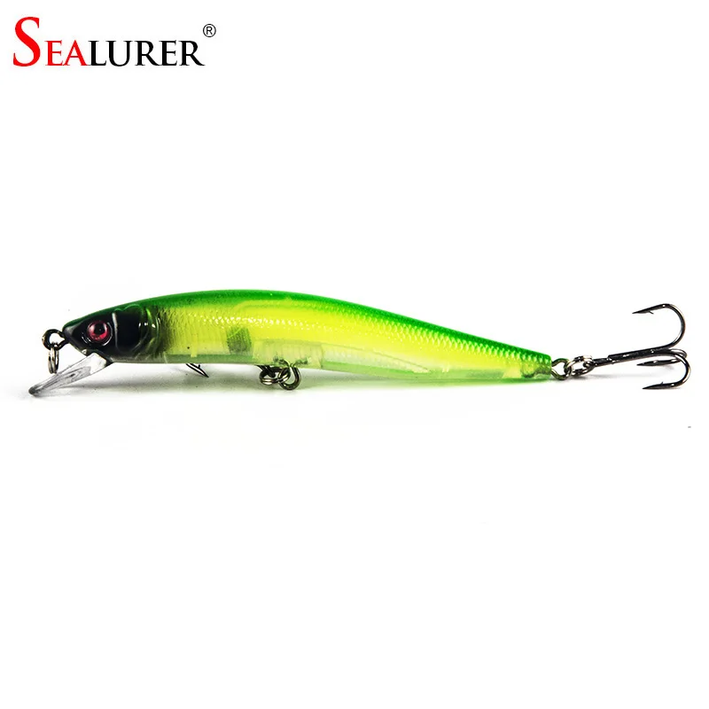 Sealurer Brand Lifelike Popper Fishing Lure Hard Bait Medium Diver Tight Wobble Slow Floating 7.5g 9cm 5Color Crankbait Swimbait