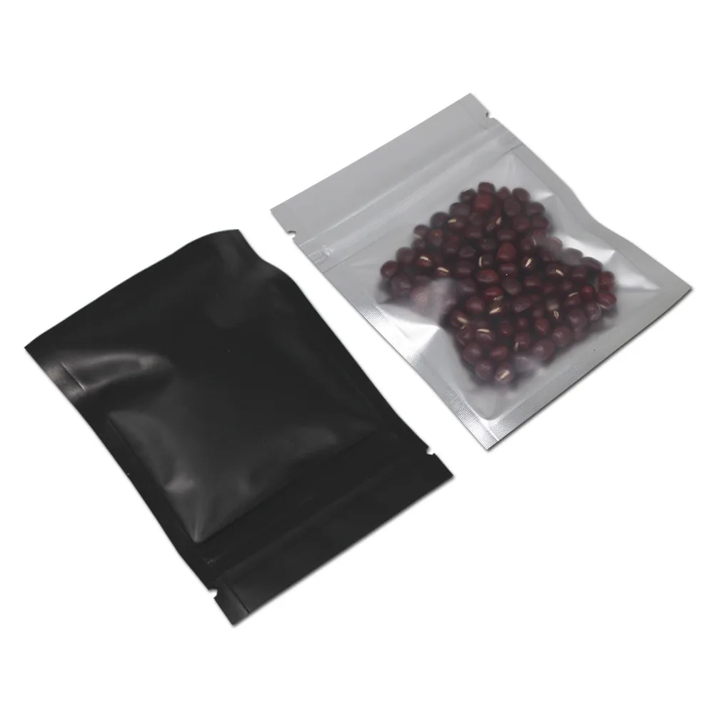 1000Pcs Black Mylar Foil Bags Many Sizes Plastic Pack Bags Spices Seeds