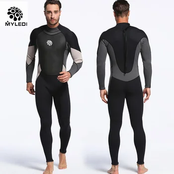 

MYLEDI Men 3mm Neoprene Scuba Dive Wetsuit For Men Spearfishing Wet Suit Surf Equipment Keep Warm One-piece Swim Diving Wetsuits