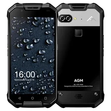 Original AGM X2 4G Smartphone Android 7.1 5.5 Inch Qualcomm Snapdragon 653 Octa Core 1.95GHz 6GB+64GB Dual 12.0MP Rear Cams