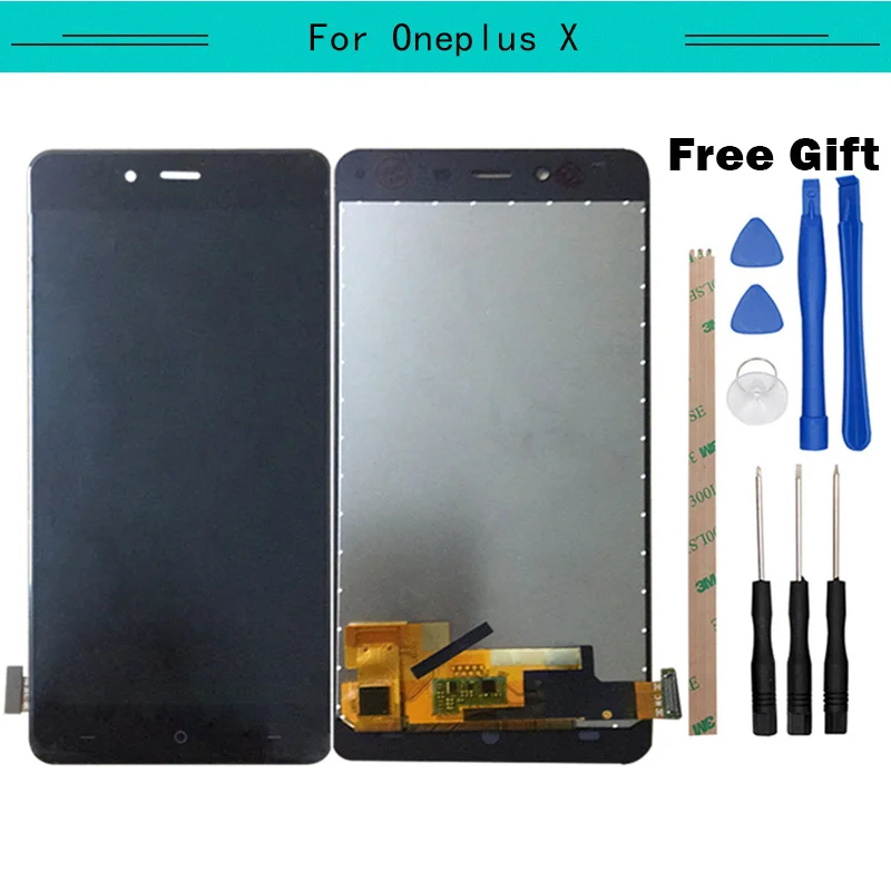 1 шт. для OnePlus X E1001 ЖК дисплей Дисплей сборки выполните планшета с сенсорным Экран