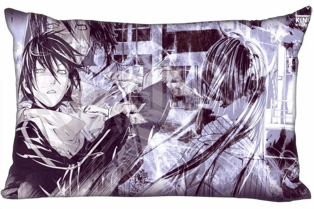 Горячая Распродажа Noragami наволочка пользовательские молнии Прямоугольная