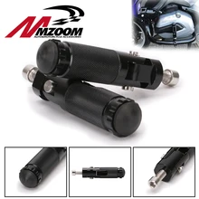 Черный CNC алюминиевый универсальный двигатель мотоцикла велосипед Складные Подножки задние Педали Набор деталей мотоцикла