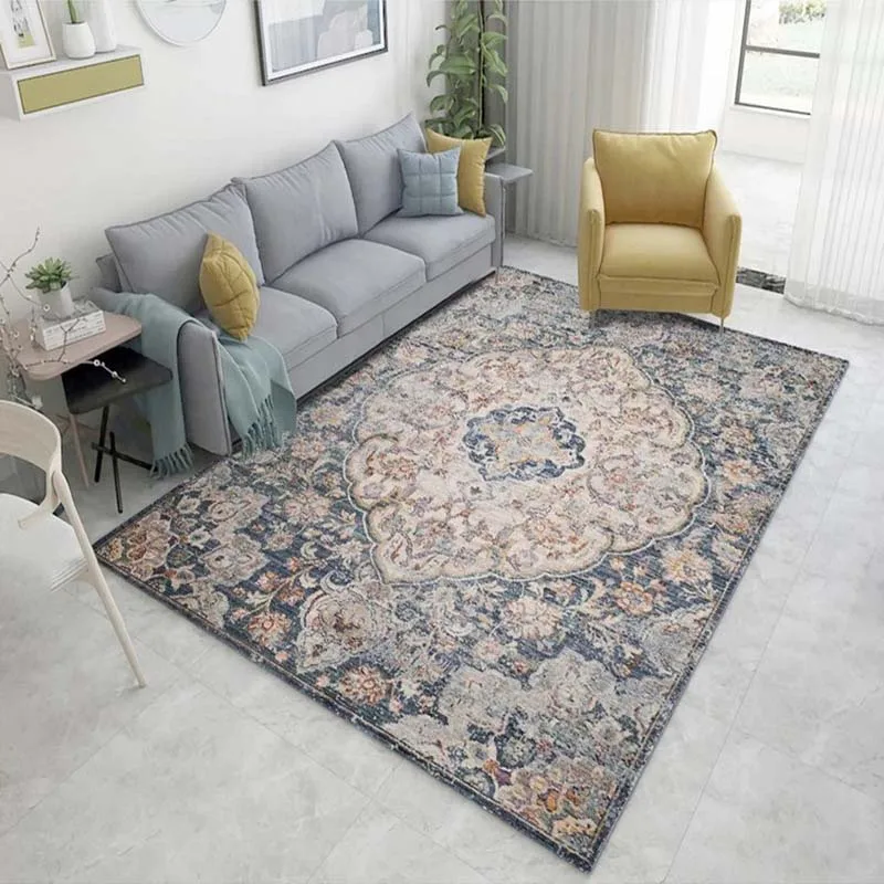 

Vintage Floor Mat Carpet Colorful Rugs Meditation Mat Living Room Modern Carpet Rug Striped Turkish Carpet Noble Elegant Rug